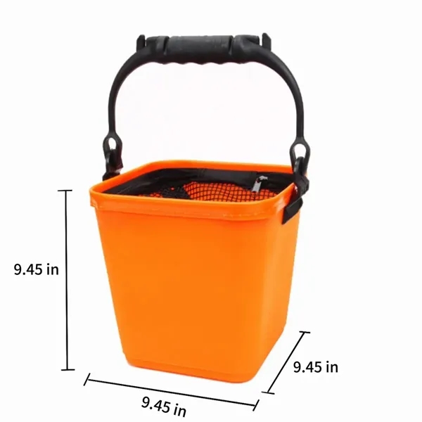 Custom EVA Waterproof Folding Fishing Bucket for Outdoors - Custom EVA Waterproof Folding Fishing Bucket for Outdoors - Image 1 of 5