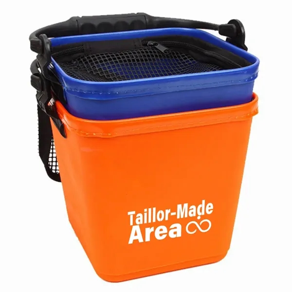 Custom EVA Waterproof Folding Fishing Bucket for Outdoors - Custom EVA Waterproof Folding Fishing Bucket for Outdoors - Image 2 of 5