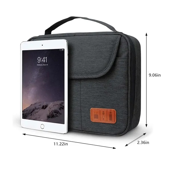 Versatile Double Layer Travel Electronic Accessories Bag - Versatile Double Layer Travel Electronic Accessories Bag - Image 1 of 4