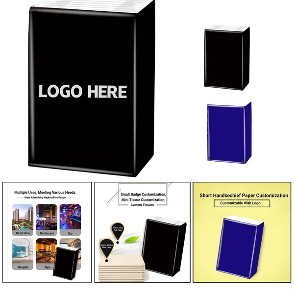3-Layer 10-Sheet Facial Tissues with Personalized Logo - 3-Layer 10-Sheet Facial Tissues with Personalized Logo - Image 0 of 3