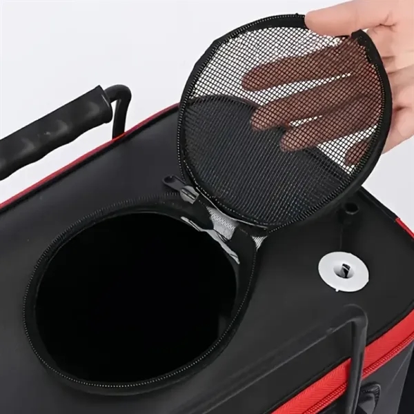 Custom EVA Folding Fishing Outdoor Bucket with Mesh Lid - Custom EVA Folding Fishing Outdoor Bucket with Mesh Lid - Image 3 of 7