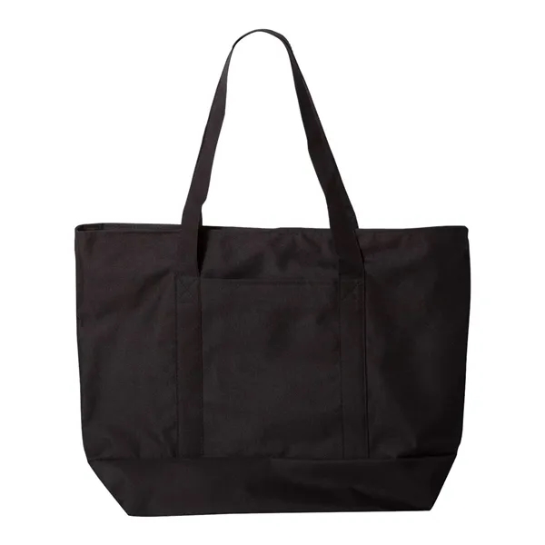 Custom Liberty Bags Bay View Giant Zippered Tote