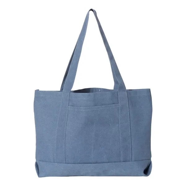 Custom Liberty Bags Seaside Cotton Pigment Dyed Resort Tote
