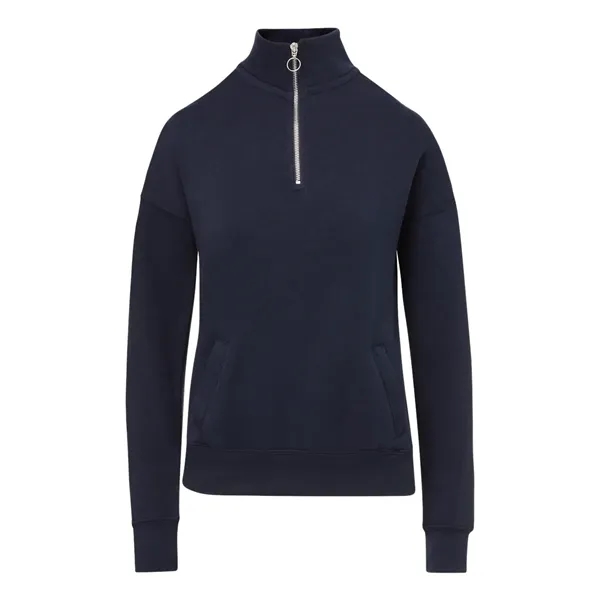 MV Sport Women's Cloud Fleece Quarter-Zip Sweatshirt - MV Sport Women's Cloud Fleece Quarter-Zip Sweatshirt - Image 8 of 15