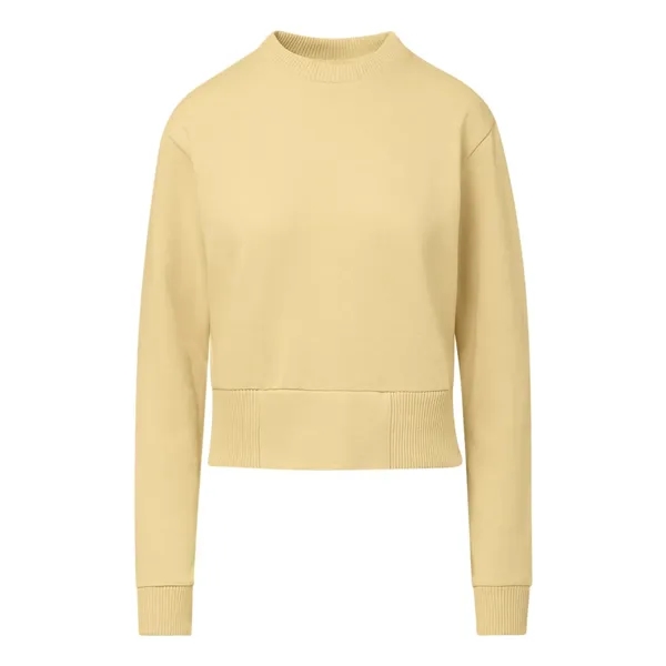 MV Sport Women's Romi Cloud Fleece Crop Crewneck Sweatshirt - MV Sport Women's Romi Cloud Fleece Crop Crewneck Sweatshirt - Image 7 of 10