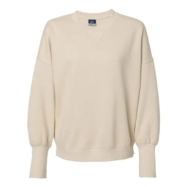MV Sport Women's Sueded Fleece Crewneck Sweatshirt - MV Sport Women's Sueded Fleece Crewneck Sweatshirt - Image 2 of 10