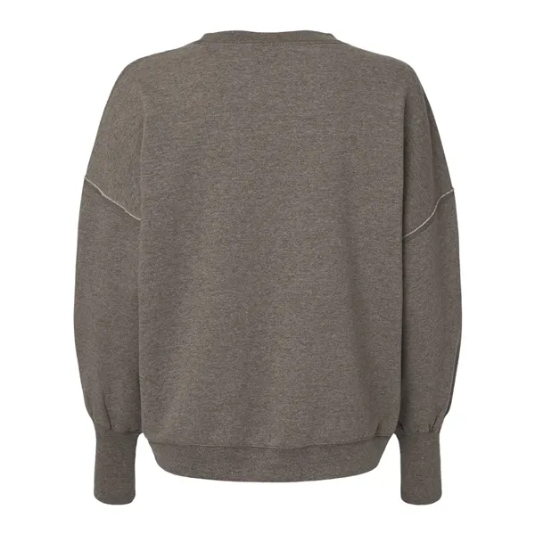 MV Sport Women's Sueded Fleece Crewneck Sweatshirt - MV Sport Women's Sueded Fleece Crewneck Sweatshirt - Image 8 of 10