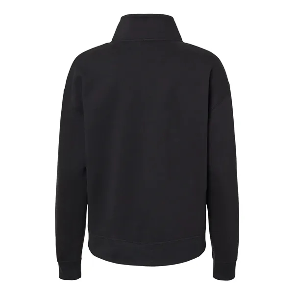 MV Sport Women's Sueded Fleece Quarter-Zip Sweatshirt - MV Sport Women's Sueded Fleece Quarter-Zip Sweatshirt - Image 4 of 8