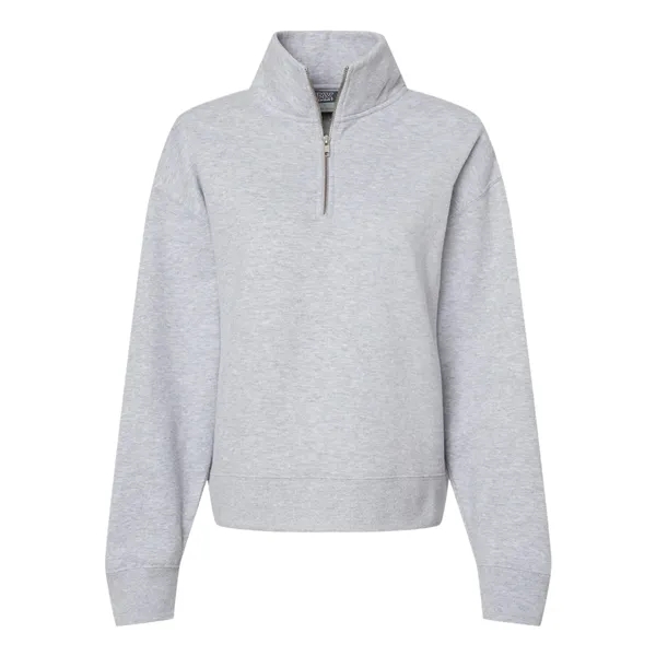 MV Sport Women's Sueded Fleece Quarter-Zip Sweatshirt - MV Sport Women's Sueded Fleece Quarter-Zip Sweatshirt - Image 8 of 8