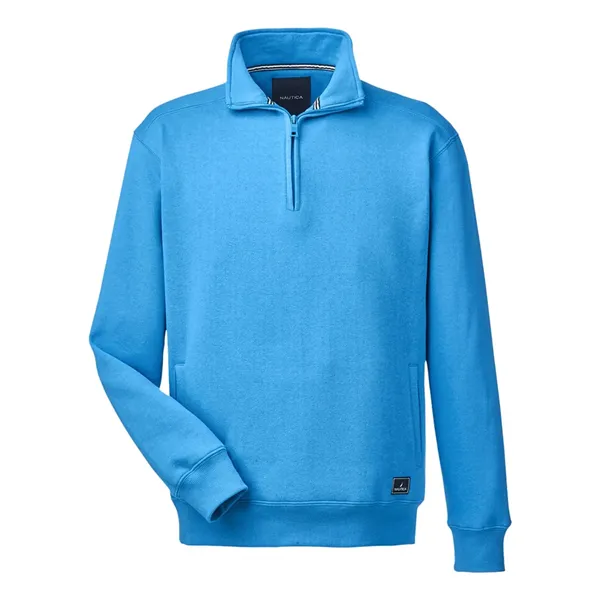 Nautica Men's Anchor Fleece Quarter-Zip Pullover