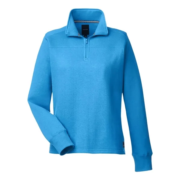 Nautica Women's Anchor Fleece Quarter-Zip Sweatshirt - Nautica Women's Anchor Fleece Quarter-Zip Sweatshirt - Image 1 of 6
