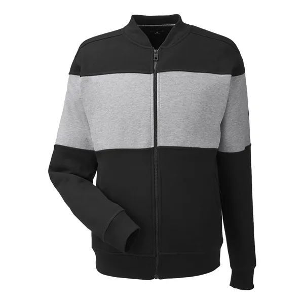 Nautica Unisex Anchor Fleece Colorblocked Bomber Jacket - Nautica Unisex Anchor Fleece Colorblocked Bomber Jacket - Image 1 of 4