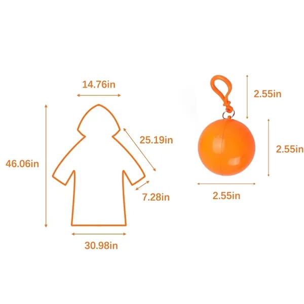 Portable Raincoats Ball - Portable Raincoats Ball - Image 2 of 2