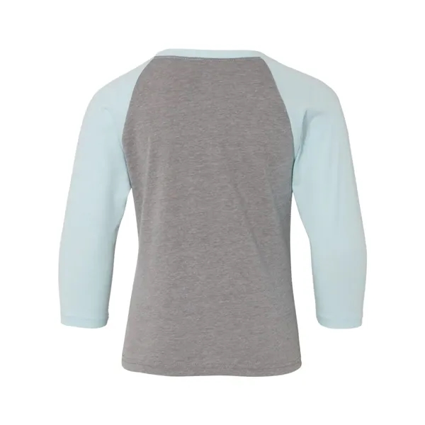 Next Level Youth CVC Three-Quarter Sleeve Raglan T-Shirt - Next Level Youth CVC Three-Quarter Sleeve Raglan T-Shirt - Image 6 of 11