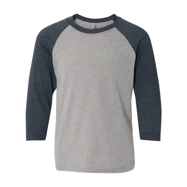 Next Level Youth CVC Three-Quarter Sleeve Raglan T-Shirt - Next Level Youth CVC Three-Quarter Sleeve Raglan T-Shirt - Image 9 of 11