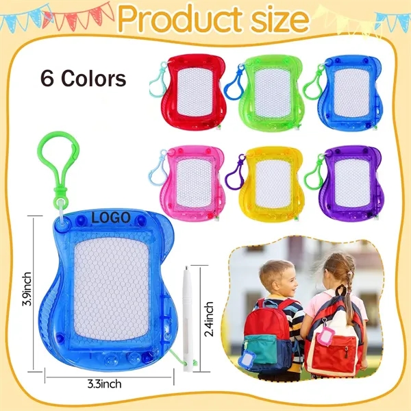 Erasable Mini Board with Pen and Keychain - Erasable Mini Board with Pen and Keychain - Image 1 of 4