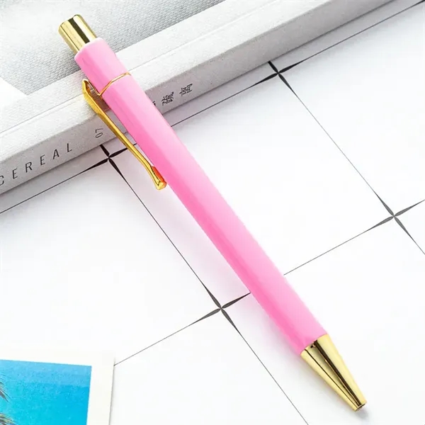 Custom Plastic Gold Hexagon Ballpoint Pen - Custom Plastic Gold Hexagon Ballpoint Pen - Image 6 of 19