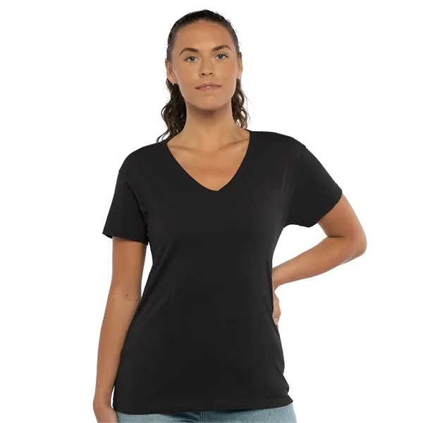 Next Level Women's Cotton V-Neck T-Shirt - Next Level Women's Cotton V-Neck T-Shirt - Image 0 of 12