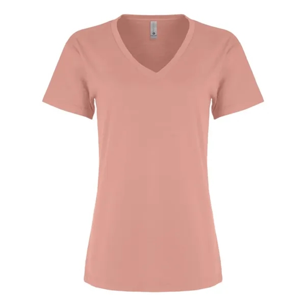 Next Level Women's Cotton V-Neck T-Shirt - Next Level Women's Cotton V-Neck T-Shirt - Image 3 of 12