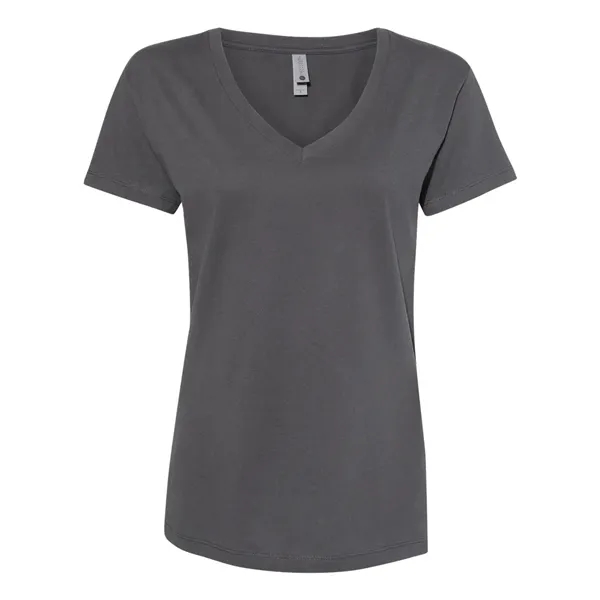 Next Level Women's Cotton V-Neck T-Shirt - Next Level Women's Cotton V-Neck T-Shirt - Image 6 of 12