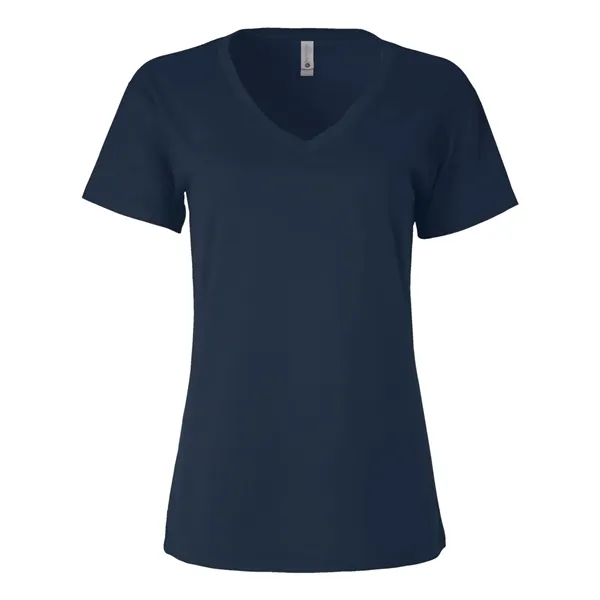 Next Level Women's Cotton V-Neck T-Shirt - Next Level Women's Cotton V-Neck T-Shirt - Image 8 of 12