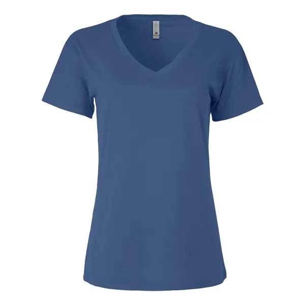 Next Level Women's Cotton V-Neck T-Shirt - Next Level Women's Cotton V-Neck T-Shirt - Image 10 of 12