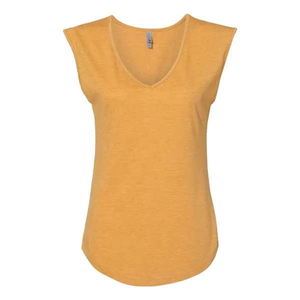 Next Level Women's Festival Sleeveless Deep V-Neck T-Shirt - Next Level Women's Festival Sleeveless Deep V-Neck T-Shirt - Image 3 of 23