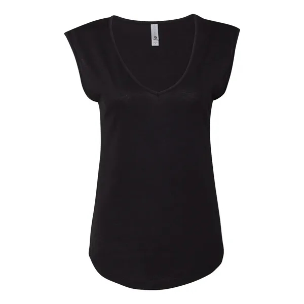 Next Level Women's Festival Sleeveless Deep V-Neck T-Shirt - Next Level Women's Festival Sleeveless Deep V-Neck T-Shirt - Image 7 of 23