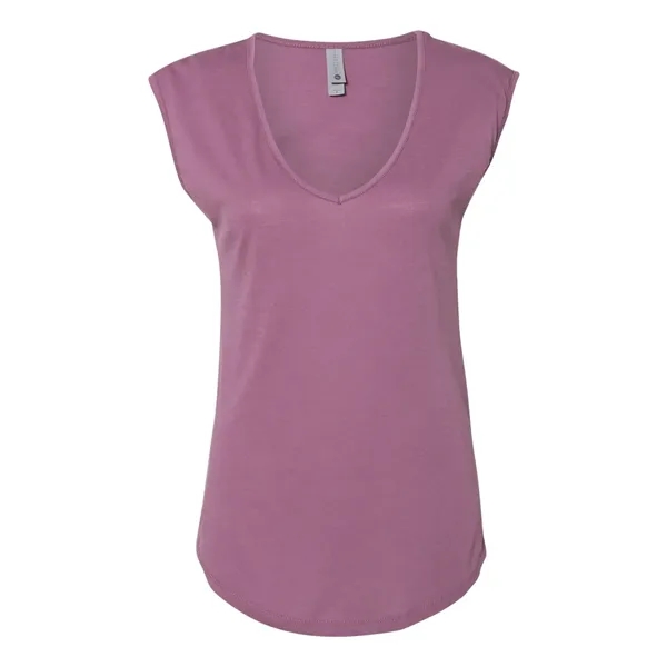 Next Level Women's Festival Sleeveless Deep V-Neck T-Shirt - Next Level Women's Festival Sleeveless Deep V-Neck T-Shirt - Image 14 of 23