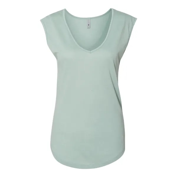 Next Level Women's Festival Sleeveless Deep V-Neck T-Shirt - Next Level Women's Festival Sleeveless Deep V-Neck T-Shirt - Image 19 of 23