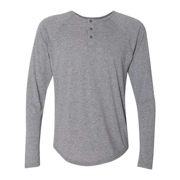 Next Level Men's Triblend Henley T-Shirt - Next Level Men's Triblend Henley T-Shirt - Image 3 of 6