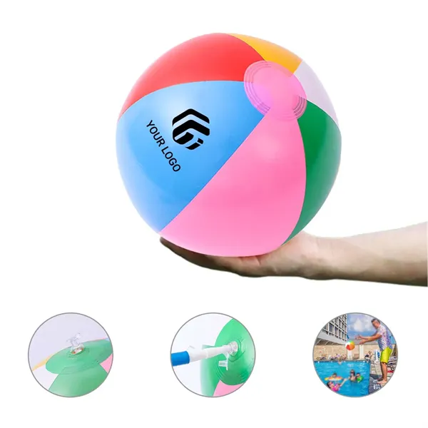 8" Waterproof colorful inflatable pvc beach ball for kids - 8" Waterproof colorful inflatable pvc beach ball for kids - Image 0 of 3