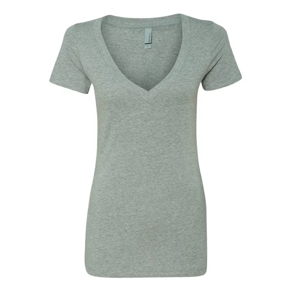 Next Level Women's CVC Deep V-Neck T-Shirt - Next Level Women's CVC Deep V-Neck T-Shirt - Image 0 of 14