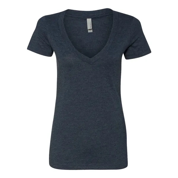 Next Level Women's CVC Deep V-Neck T-Shirt - Next Level Women's CVC Deep V-Neck T-Shirt - Image 6 of 14