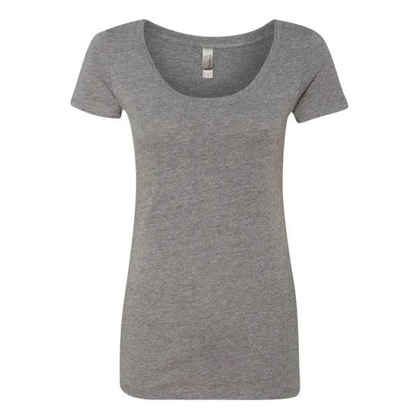 Next Level Women's Triblend Scoop Neck T-Shirt - Next Level Women's Triblend Scoop Neck T-Shirt - Image 3 of 27