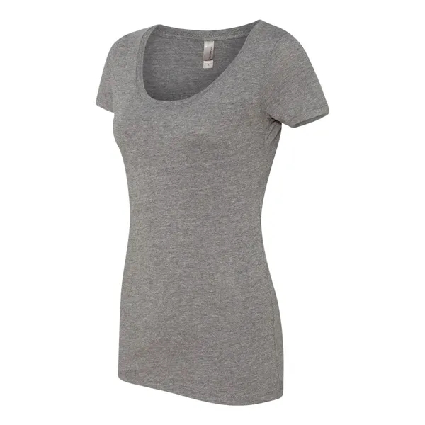 Next Level Women's Triblend Scoop Neck T-Shirt - Next Level Women's Triblend Scoop Neck T-Shirt - Image 4 of 27