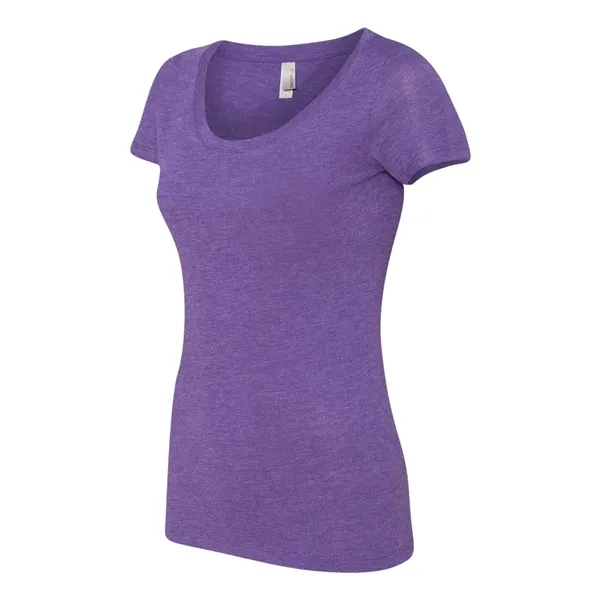 Next Level Women's Triblend Scoop Neck T-Shirt - Next Level Women's Triblend Scoop Neck T-Shirt - Image 7 of 27
