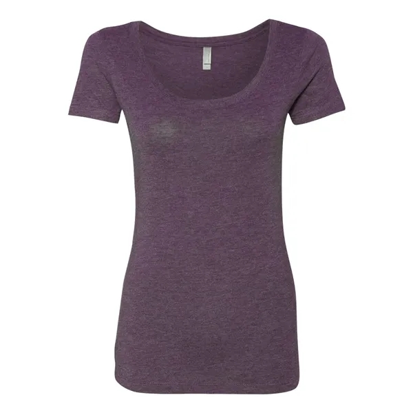 Next Level Women's Triblend Scoop Neck T-Shirt - Next Level Women's Triblend Scoop Neck T-Shirt - Image 15 of 27