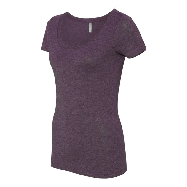 Next Level Women's Triblend Scoop Neck T-Shirt - Next Level Women's Triblend Scoop Neck T-Shirt - Image 16 of 27
