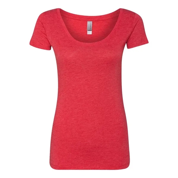Next Level Women's Triblend Scoop Neck T-Shirt - Next Level Women's Triblend Scoop Neck T-Shirt - Image 18 of 27