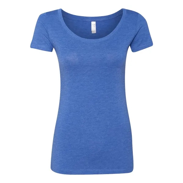 Next Level Women's Triblend Scoop Neck T-Shirt - Next Level Women's Triblend Scoop Neck T-Shirt - Image 21 of 27