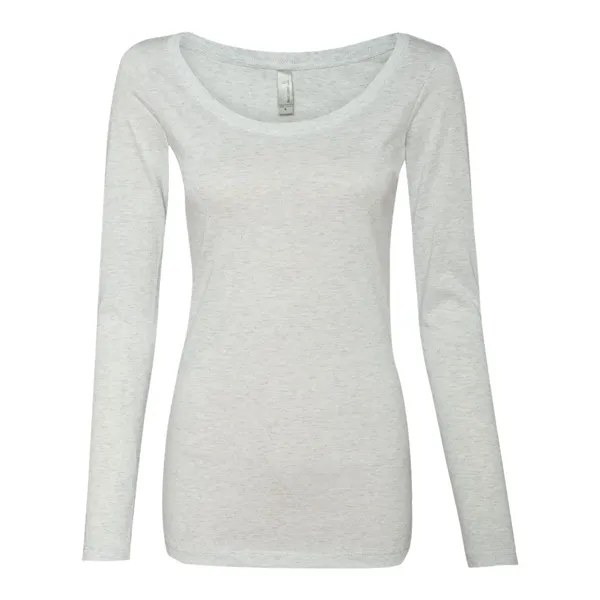 Next Level Women's Triblend Scoop Neck Long Sleeve T-Shirt - Next Level Women's Triblend Scoop Neck Long Sleeve T-Shirt - Image 1 of 8