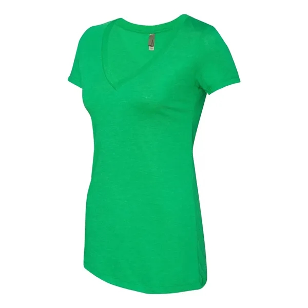 Next Level Women's Triblend Deep V-Neck T-Shirt - Next Level Women's Triblend Deep V-Neck T-Shirt - Image 2 of 35