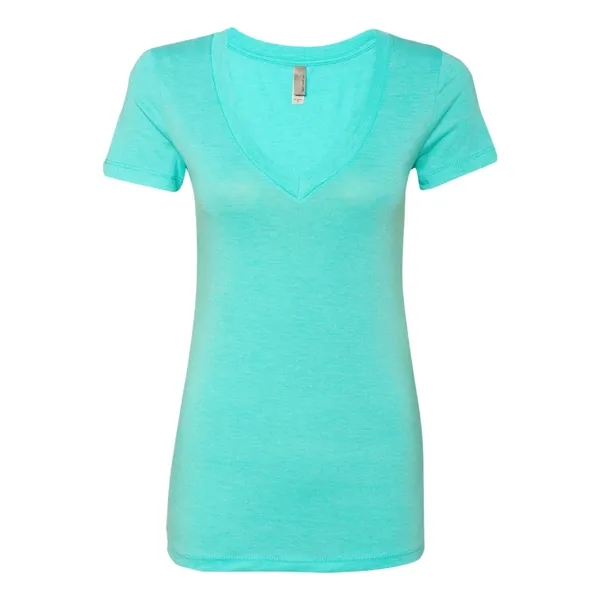 Next Level Women's Triblend Deep V-Neck T-Shirt - Next Level Women's Triblend Deep V-Neck T-Shirt - Image 10 of 35