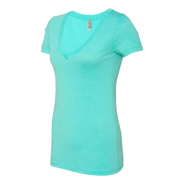 Next Level Women's Triblend Deep V-Neck T-Shirt - Next Level Women's Triblend Deep V-Neck T-Shirt - Image 11 of 35