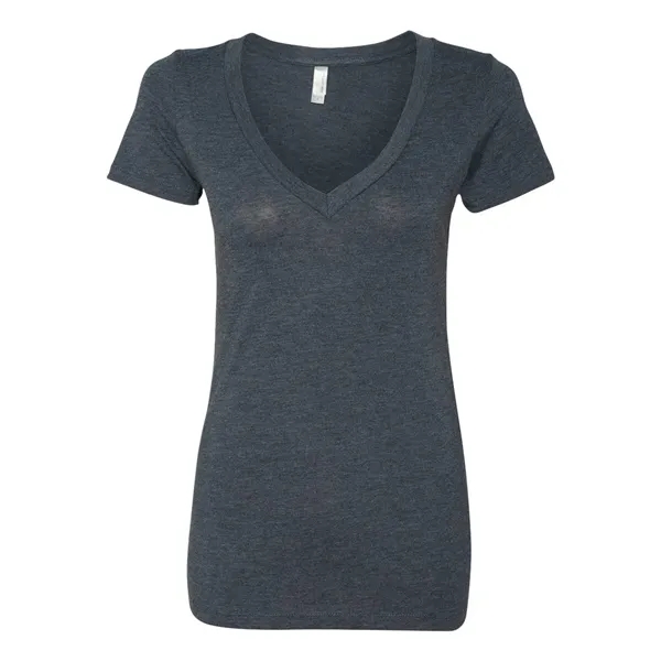Next Level Women's Triblend Deep V-Neck T-Shirt - Next Level Women's Triblend Deep V-Neck T-Shirt - Image 16 of 35