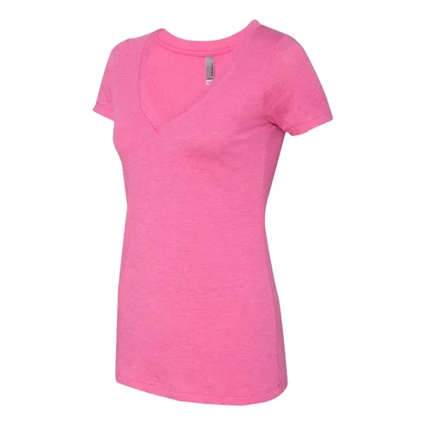Next Level Women's Triblend Deep V-Neck T-Shirt - Next Level Women's Triblend Deep V-Neck T-Shirt - Image 20 of 35