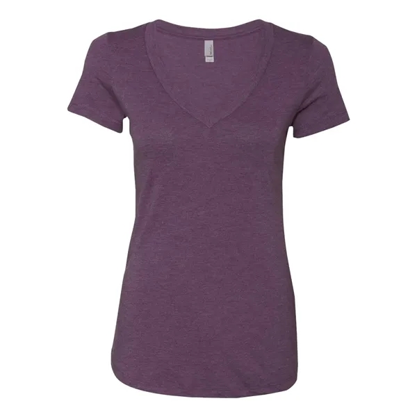 Next Level Women's Triblend Deep V-Neck T-Shirt - Next Level Women's Triblend Deep V-Neck T-Shirt - Image 22 of 35