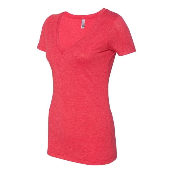 Next Level Women's Triblend Deep V-Neck T-Shirt - Next Level Women's Triblend Deep V-Neck T-Shirt - Image 26 of 35