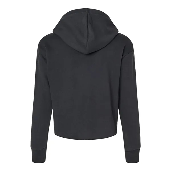 Next Level Women's Laguna Sueded Raw Edge Crop Hoodie Swe... - Next Level Women's Laguna Sueded Raw Edge Crop Hoodie Swe... - Image 2 of 14